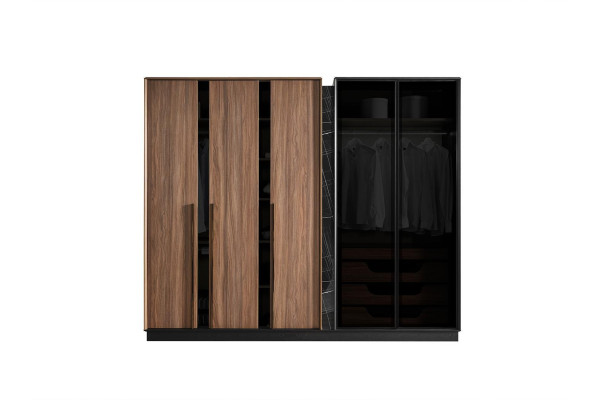 Kledingkast bruin Slaapkamer Kasten Hout Kast Luxe Modern
