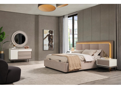 Slaapkamer set Bed 2x Nachtkastjes Kaptafel Luxe nieuw 5-delig design