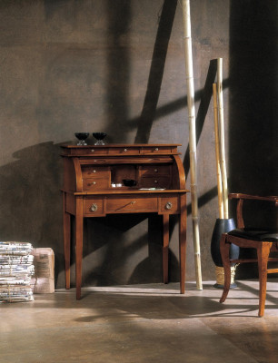 Werktafel Secretaris Kantoormeubelen Massief Hout Secretaris Tafel Bureau Bruin