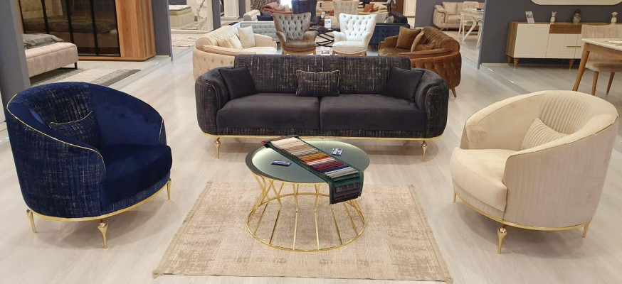 Sofa set 3311 Zits bank Stoel Banken Zit Garnituur Bank Meubels