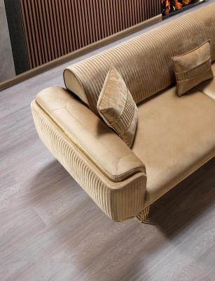 Bankstel Set 3+3+1 Zitplaatsen Moderne Bankstel Woonkamer Luxe Set Nieuw