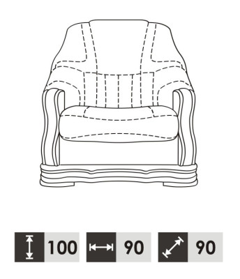Woonkamer lederen houten meubelset 3+2+1 bank bank bekleding zitplaats