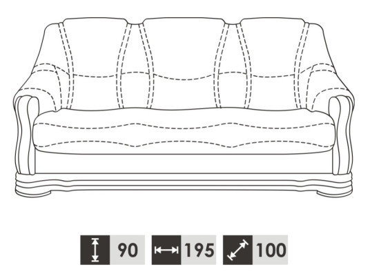 Woonkamer bankstel bank bekleding bank 100% echt leer hout 3+1 - Woonkamer bankstel bank bekleding bank 100% echt leer hout 3+1