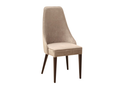 Stoelgroep 4x Stoelen Set Woon - Eetkamer Garnituur Houten Leuning Leer
