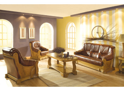 Sofaset 3+1 zitter Klassieke woonlandschap bankstelbekledingbanken