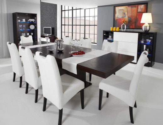 Compleet set eettafel + 4 stoelen Eetkamerset Eetgroep Houten tafel