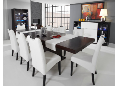 Compleet set eettafel + 4 stoelen Eetkamerset Eetgroep Houten tafel