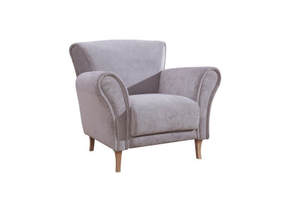 Fauteuil Stoel Fluweel Lila Relax Loungestoel Zacht Woonkamer TV Bank Bank