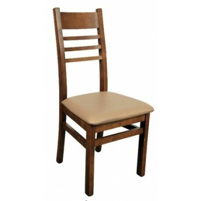 Ontwerpstoel set 2x fauteuil massief houten stoelen eetkamer nieuw gestoffeerde horeca