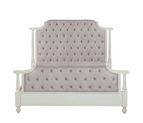 Slaapkamer Compleet Set Koninklijk Barok Bed Kaptafel Nachtkastje 6 delig.
