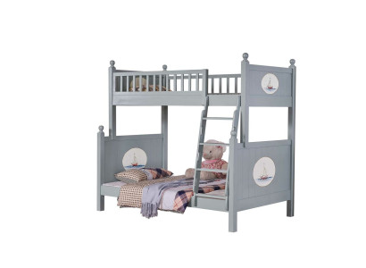 Elegante kinderkamerbed stapelbed luxe tienerbed hoog-laagbedden.