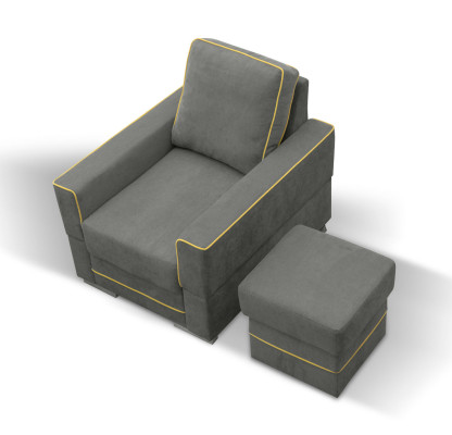 Bankstel 1 zits bank Designer textielbanken stofferen Nieuw Moderne fauteuil