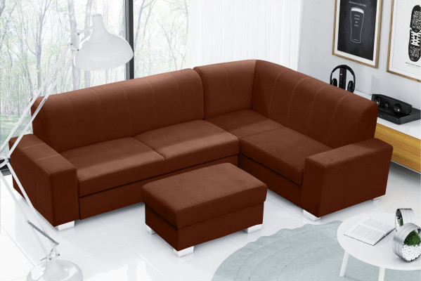 Sofa Slaapbank Designbank met slaapfunctie + opbergruimte hoekbank Bank NIEUW