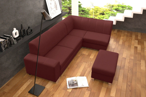 Sofa slaapbank Designer bank met slaapfunctie + bedlade Hoekbank Bank NIEUW