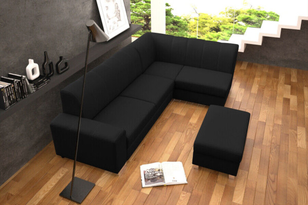 Sofa slaapbank Designer bank met slaapfunctie + bedlade Hoekbank Bank NIEUW