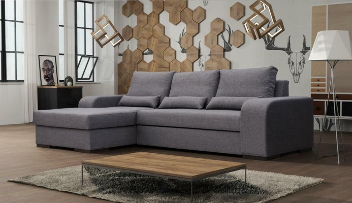 Slaapbank Slaapbank Designbank met slaapfunctie - Bedlade Hoekbank Bank