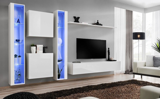 Ontwerper Moderne woonkamer Luxe wandrekken Compleet wandkast Woonkamer meubels