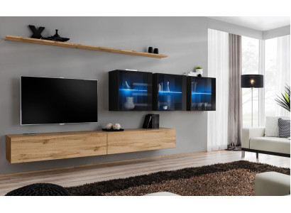 Wandmeubel 340cm luxe meubels wandkast modern compleet muurrek ontwerp