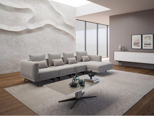 Hoekbank Luxe Compleet Hoekbank L-vorm Designerbank Modern Interieur