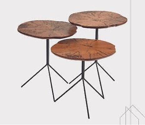 Salontafel 3x Design Woonkamertafel Moderne Meubels Luxe Tafels 3-delige Set
