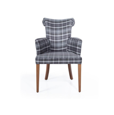 Eetkamerstoel Stoel Beklede Stoel Fauteuil Stoelen Hout Art Deco Ontwerp Zitting Nieuw
