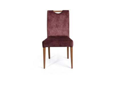 Massief houten stoel ontwerp gestoffeerde stoel eetkamerstoel fauteuil ArtDecoLuxe