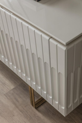 Garnituur dressoir spiegel commode kast ontwerper luxe kasten commodes set