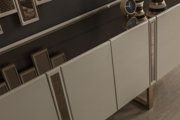 Sideboard Spiegel Kommode Schrank Kommoden Designer Luxus Schränke Holz Modern   Dressoir Spiegel Ladenkast Kast Ladenkasten Ontwerper Luxe Kasten Hout Modern