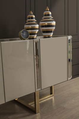 Sideboard Spiegel Kommode Schrank Kommoden Designer Luxus Schränke Holz Modern   Dressoir Spiegel Ladenkast Kast Ladenkasten Ontwerper Luxe Kasten Hout Modern