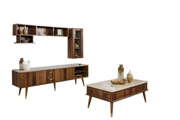 Garnituur Set Modern Tafel 6x Stoelen Stoel Compleet Eetkamergarnituur 7dlg. Eetkamer