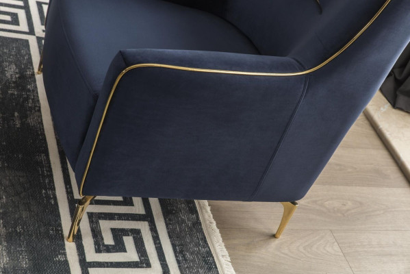 Fauteuil éénzitter 1 zitclubsessel stof Moderne stoel woonkamer meubels Textiel