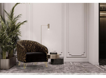 Fauteuil Bank Eénzitter Relaxstoel 1 Zit Clubfauteuil Stof Modern Woonkamer Velours Nieuw