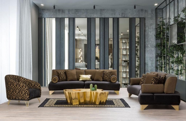 Fauteuil Bank Eénzitter Relaxstoel 1 Zit Clubfauteuil Stof Modern Woonkamer Velours Nieuw