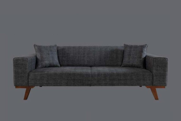 Sofaset 3+3+1 zitplaatsen Designbanken Gestoffeerde bankstellen Grijs Meubels 3-delig