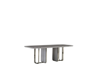 Eettafel Wit Tafel Luxe Eetkamer Stijl Elegant Mooi Metaal Modern