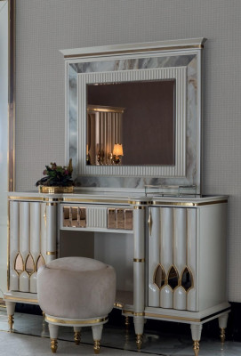 Ronde poef Beige Ronde Kussens Bank Voetenbank Slaapkamer Zitpoef