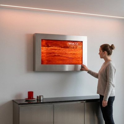 LED waterval ontwerper waterzuil waterval beeldframe 90x60