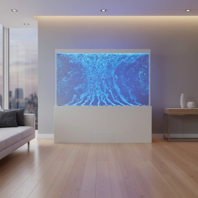 Waterkolomafscheiding Ontwerper RVS Kolomwanden LED-wand