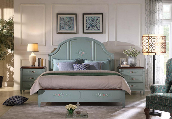 Bed 2x Nightstand 3 pcs. Bedroom Set Design Modern Luxury Bedroom New  Bed 2x Nachtkast 3-dlg. Slaapkamer Set Design Modern Luxe Slaapkamer Nieuw