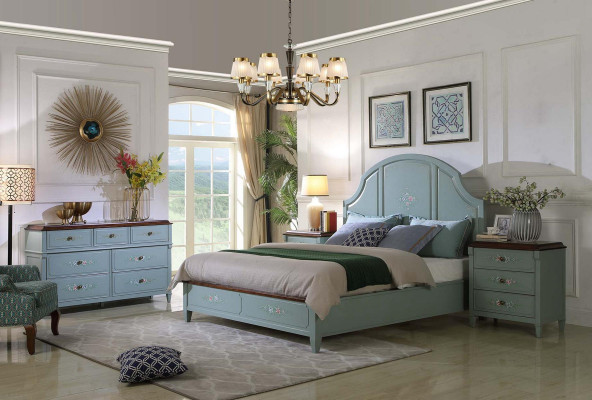 Bed 2x Nightstand 3 pcs. Bedroom Set Design Modern Luxury Bedroom New  Bed 2x Nachtkast 3-dlg. Slaapkamer Set Design Modern Luxe Slaapkamer Nieuw