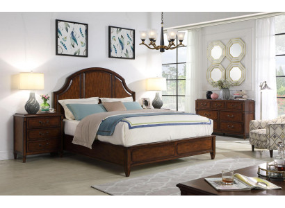 Bed 2x Bedside Table 4 pieces Bedroom Set Design Modern Luxury Classic Furniture