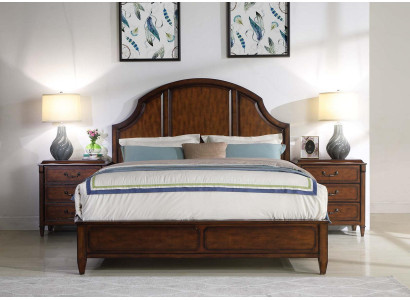Bed nachtkastje 3-delig. Slaapkamer set landhuis luxe complete meubelgroep Nieuw