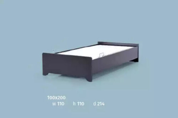 Designer bedden kinderbed jeugdbed houten meubels met zacht 100x200 cm.