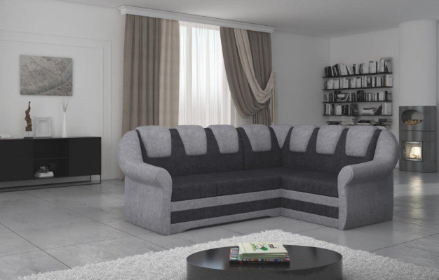 Ontwerp hoekbank sofa bedfunctie bank slaapbank leer bekleding textiel sofa's nieuw
