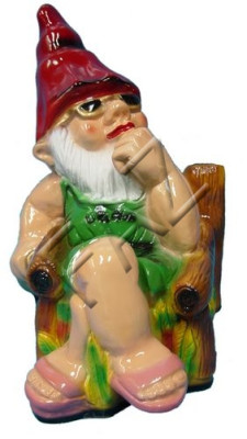 Standbeeld Dwerg Figuur Tuin Beeldhouwwerk Beelden Beeldhouwwerken Decoratie 51cm