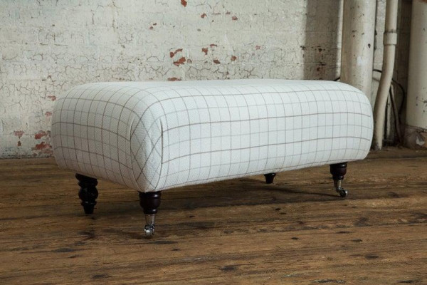 Chesterfield voetenbank Ottomaanse kruk klassiek bijzet relax fauteuil bank nieuw