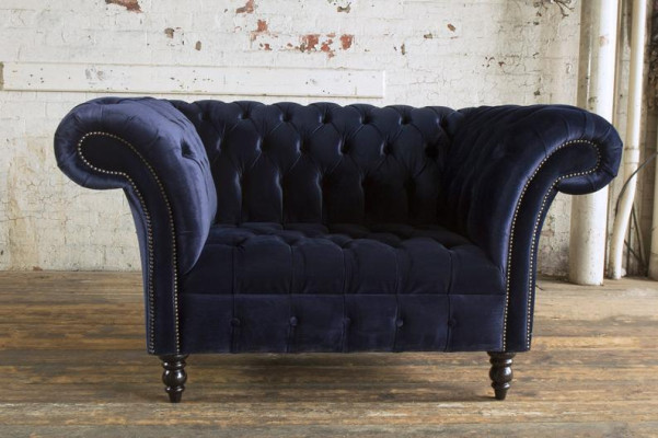 Chesterfield Design Bank Fauteuil Sofa Bekleding Luxe Klassieke Textiel Banken