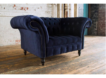 Chesterfield Design Bank Fauteuil Sofa Bekleding Luxe Klassieke Textiel Banken