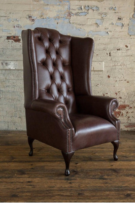 Chesterfield oorfauteuil gestoffeerde sofa's klassieke stoel van premium klasse #130