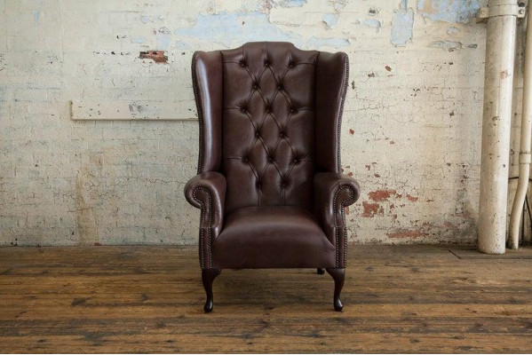 Chesterfield oorfauteuil gestoffeerde sofa's klassieke stoel van premium klasse #130